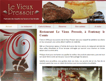Tablet Screenshot of levieux-pressoir.com